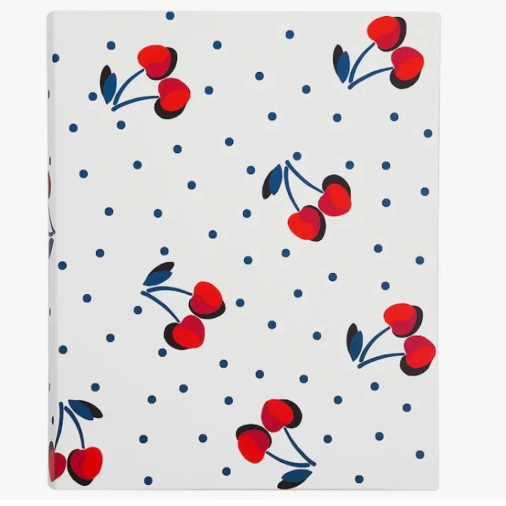 NEW Kate Spade New York Cherry🍒 Small Concealed Spiral Notebook